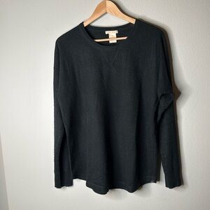 Sweet Romeo Nordstrom Pullover Crewneck Sweater in Black Size XL